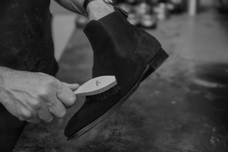 Schoenonderhoud Messing/nylonharen suède borstel - The Royal Treatment