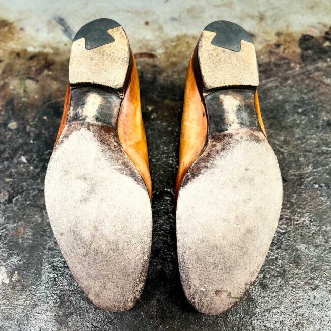 Schoenrenovatie Meccariello Argentum before - The Royal Treatment