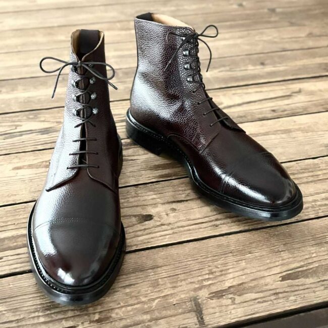 Crockett and Jones Carte Blanche make-over patina - The Royal Treatment