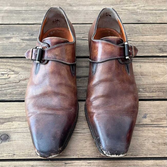 Carte Blanche make-over Santoni Monk Straps - The Royal Treatment