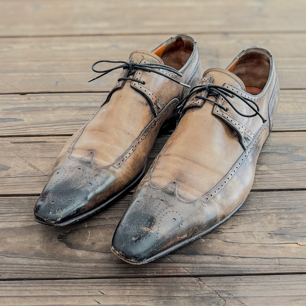 Carte Blanche make-over Santoni derby's - The Royal Treatment